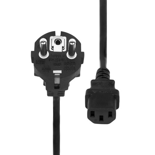 ProXtend Cable d'alimentation PC C13 Schuko 10,00m Noir