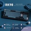Royal Kludge Clavier mecanique sans fil Bleu et noir RK98