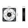 Arctic Ventilateur P14 PWM avec PST A-RGB