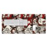 Tapis de souris Gamer One Piece 80x35cm 4mm Rouge