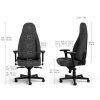 Noblechairs Fauteuil ICON TX tissu Gris